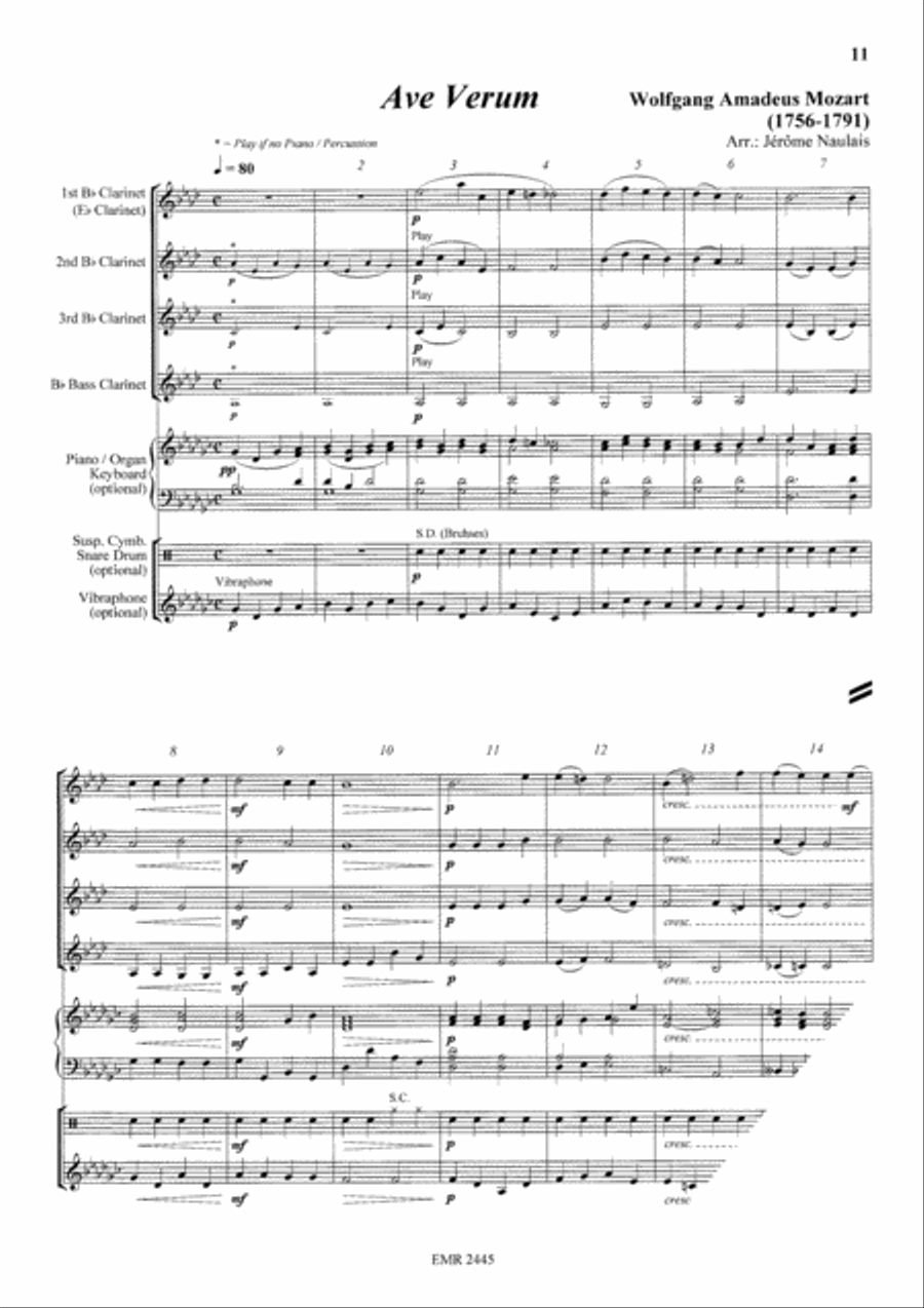 Album Volume 5 Clarinet scores gallery preview page 6