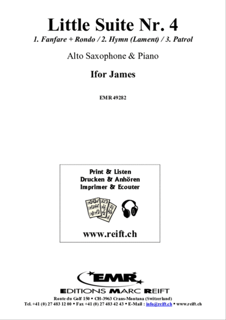 Little Suite No. 4 Alto Saxophone scores gallery preview page 2