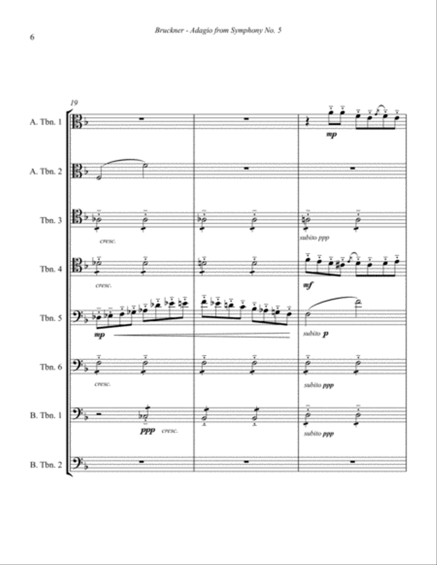 Bruckner symphony cheap 8 trombone