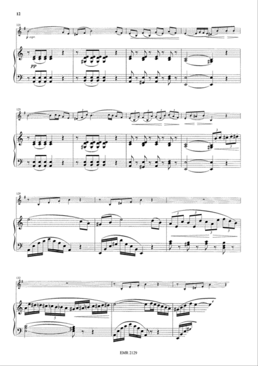 Sonate en la mineur Horn scores gallery preview page 13