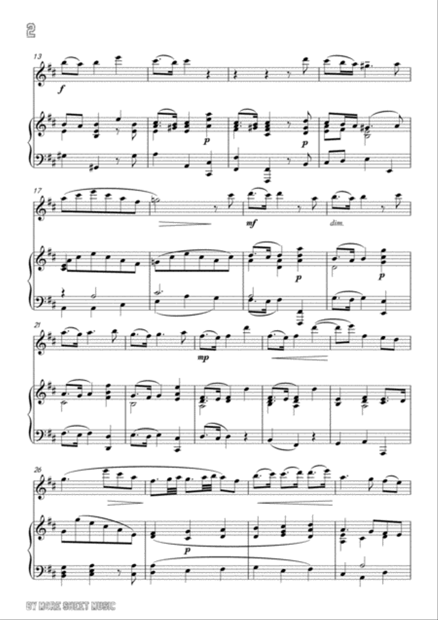 Handel-V'adoro,pupille,for Flute and Piano Flute Solo scores gallery preview page 4