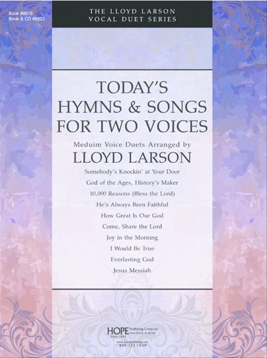 Book cover for Today's Hymns and Songs for Two Voices, Vol 1