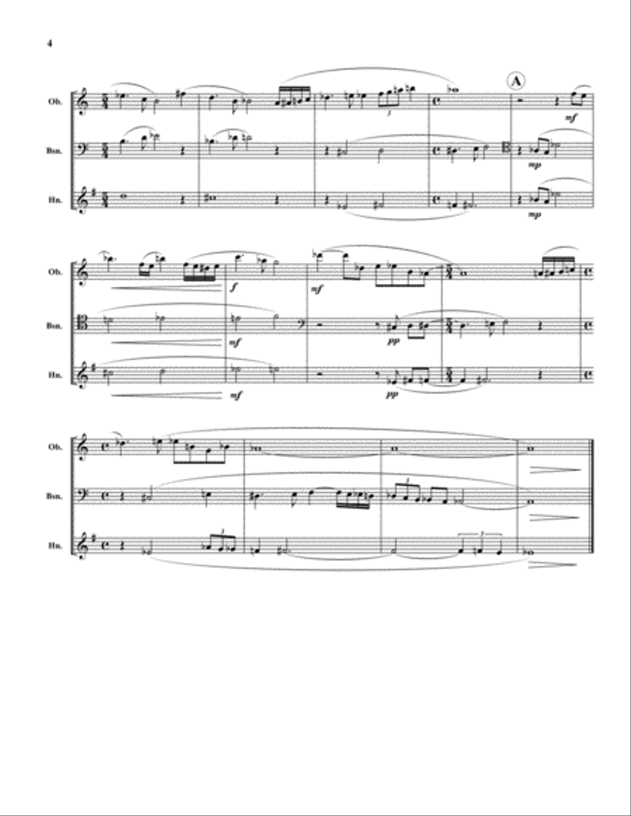 Tip-Toe Trio Bassoon scores gallery preview page 4