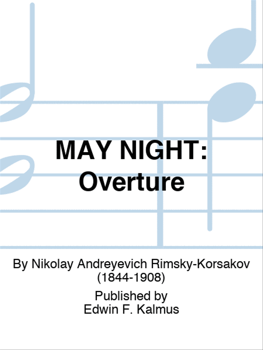 MAY NIGHT: Overture Score scores gallery preview page 1