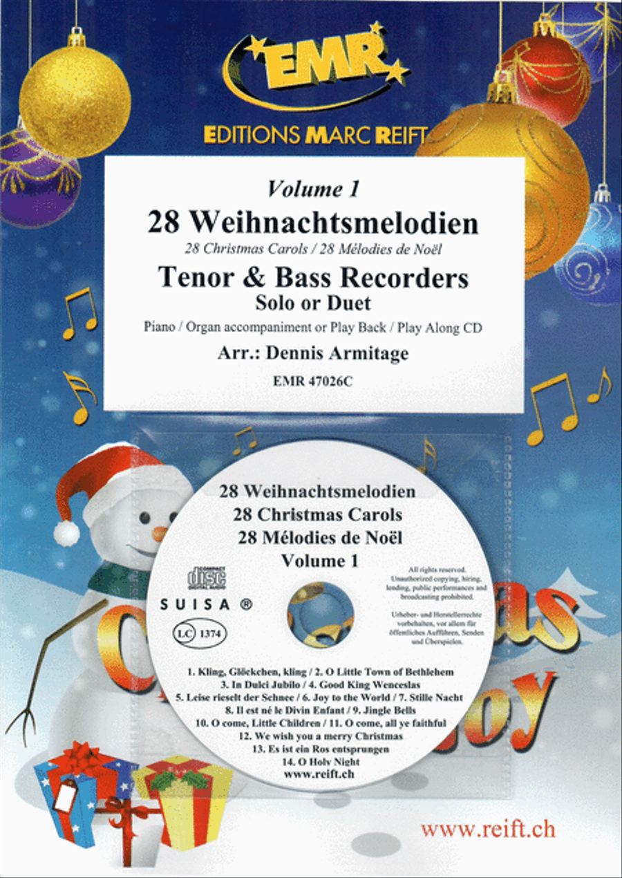 28 Weihnachtsmelodien Vol. 1 Woodwind Duet scores gallery preview page 1