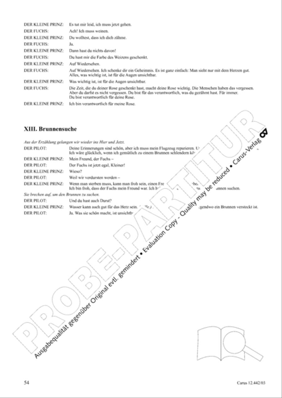 Der kleine Prinz 3-Part scores gallery preview page 56