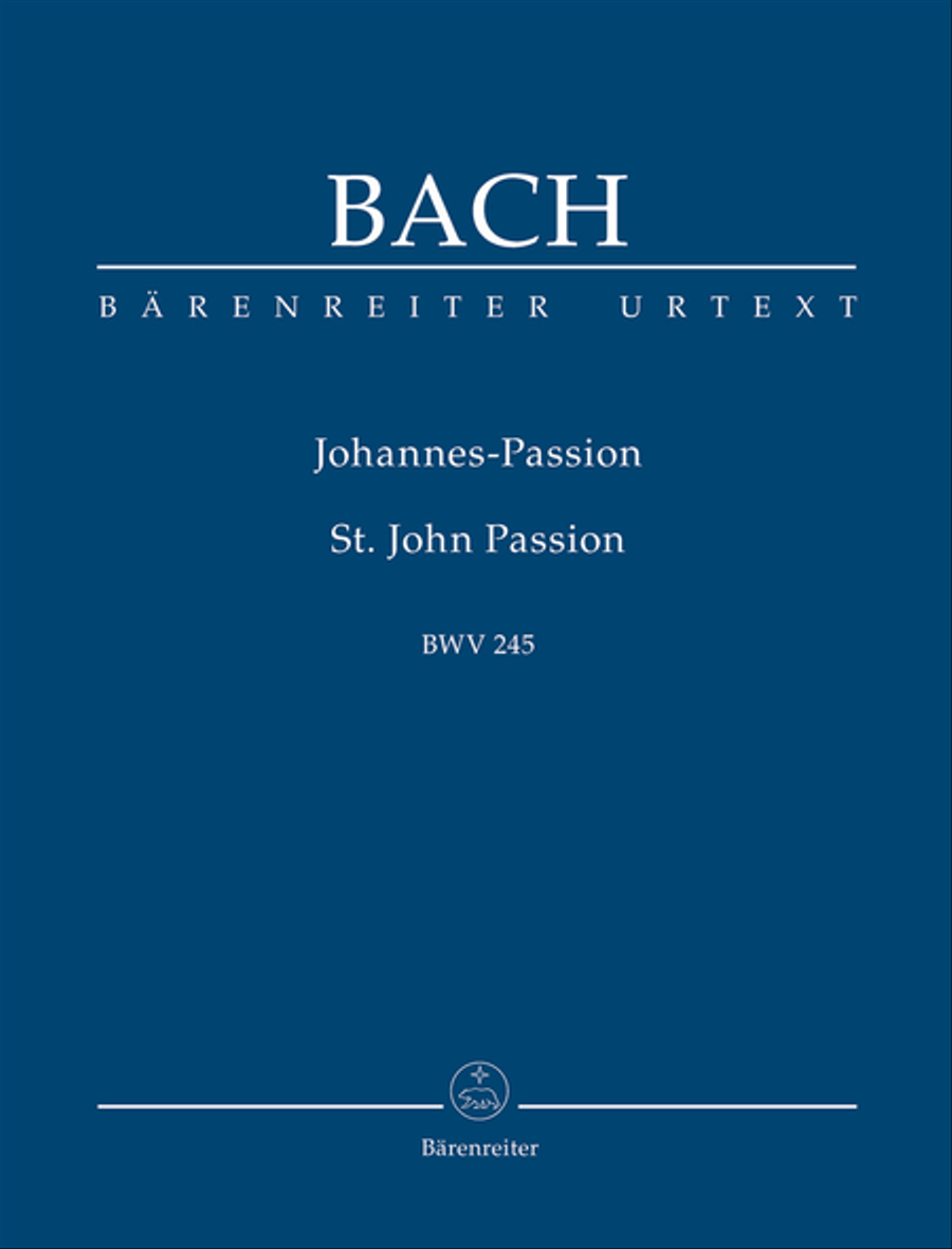 St. John Passion BWV 245 4-Part scores gallery preview page 1