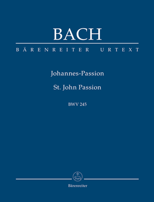 Book cover for St. John Passion BWV 245