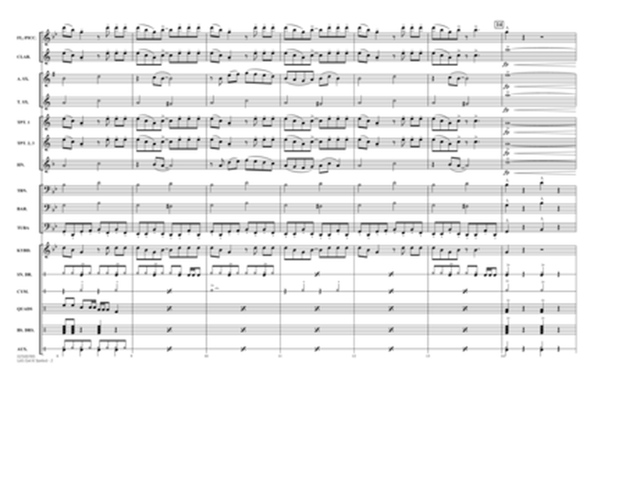 Let's Get It Started - Conductor Score (Full Score)