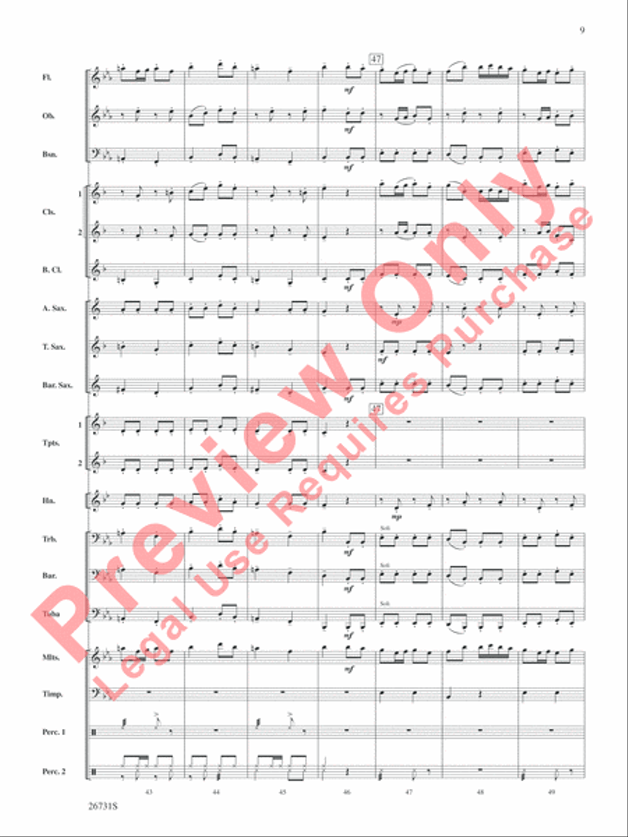 Christmastime in Russia Christmastime in Russia Concert Band scores gallery preview page 10
