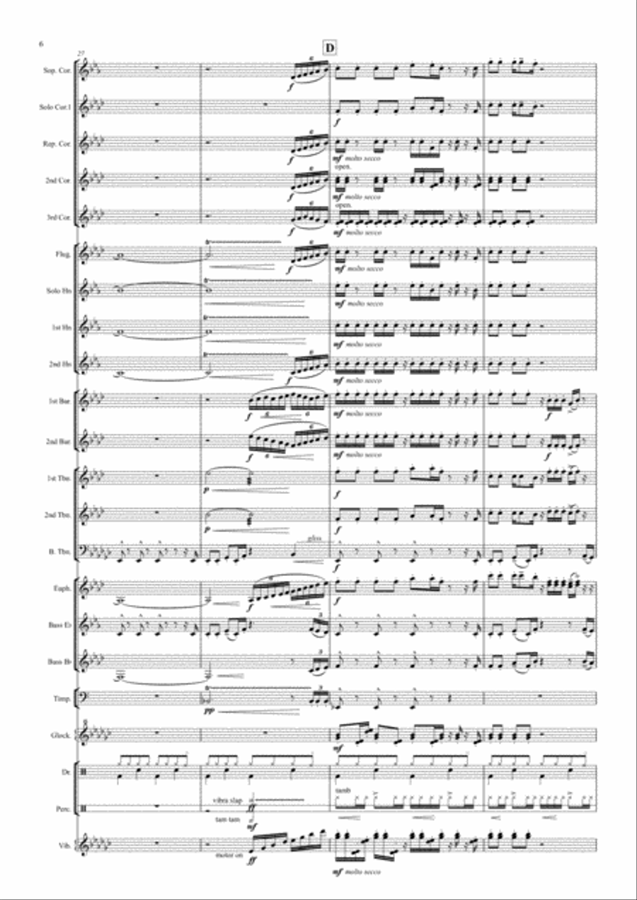 Another One Bites The Dust Brass Ensemble scores gallery preview page 6