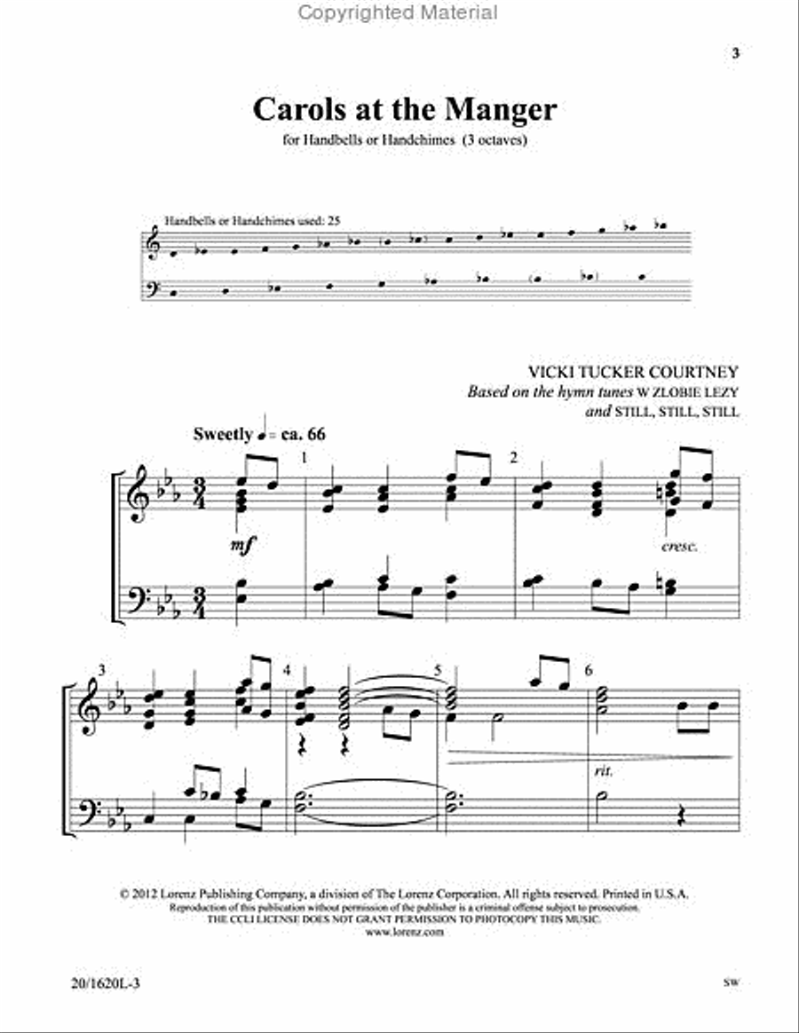 Carols at the Manger Carols at the Manger 3-Octaves scores gallery preview page 2