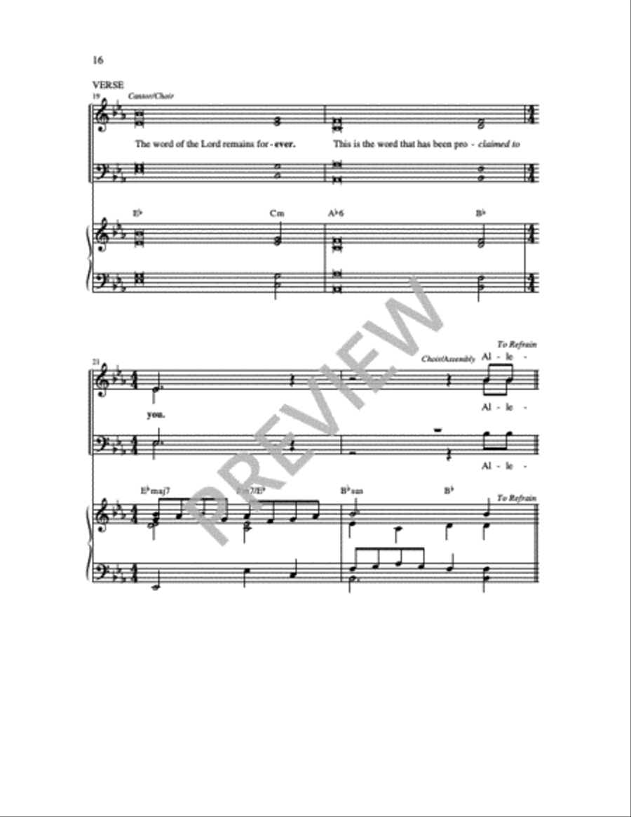 Mass of Wisdom - Choral Edition 4-Part scores gallery preview page 4