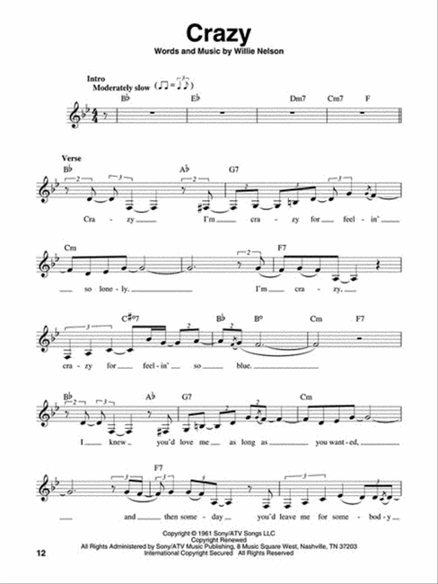 Patsy Cline Patsy Cline Voice scores gallery preview page 3