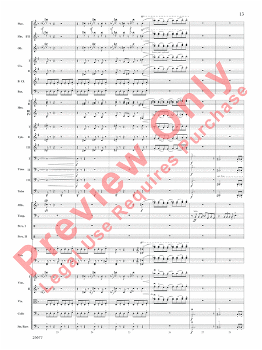 Star Wars Epic -- Part II, Suite from the Full Orchestra scores gallery preview page 14