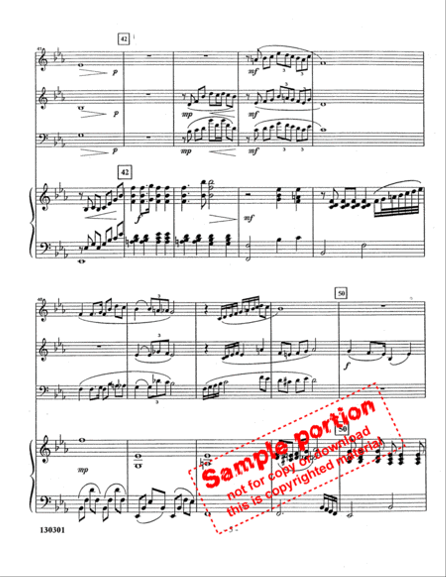 Safe In The Arms Of Jesus Woodwind Trio scores gallery preview page 4