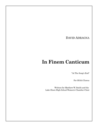 In Finem Canticum
