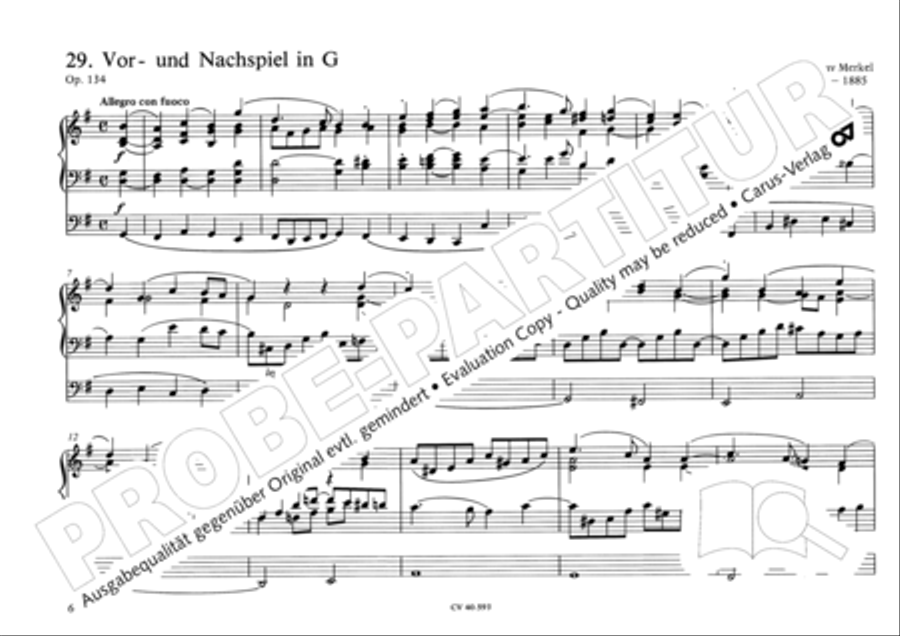 Free Organ Music from the Romantic Period, Vol. I (Freie Orgelmusik der Romantik, Band I)