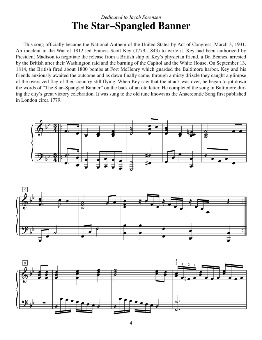 Patriotic Piano Solos Piano Solo scores gallery preview page 5