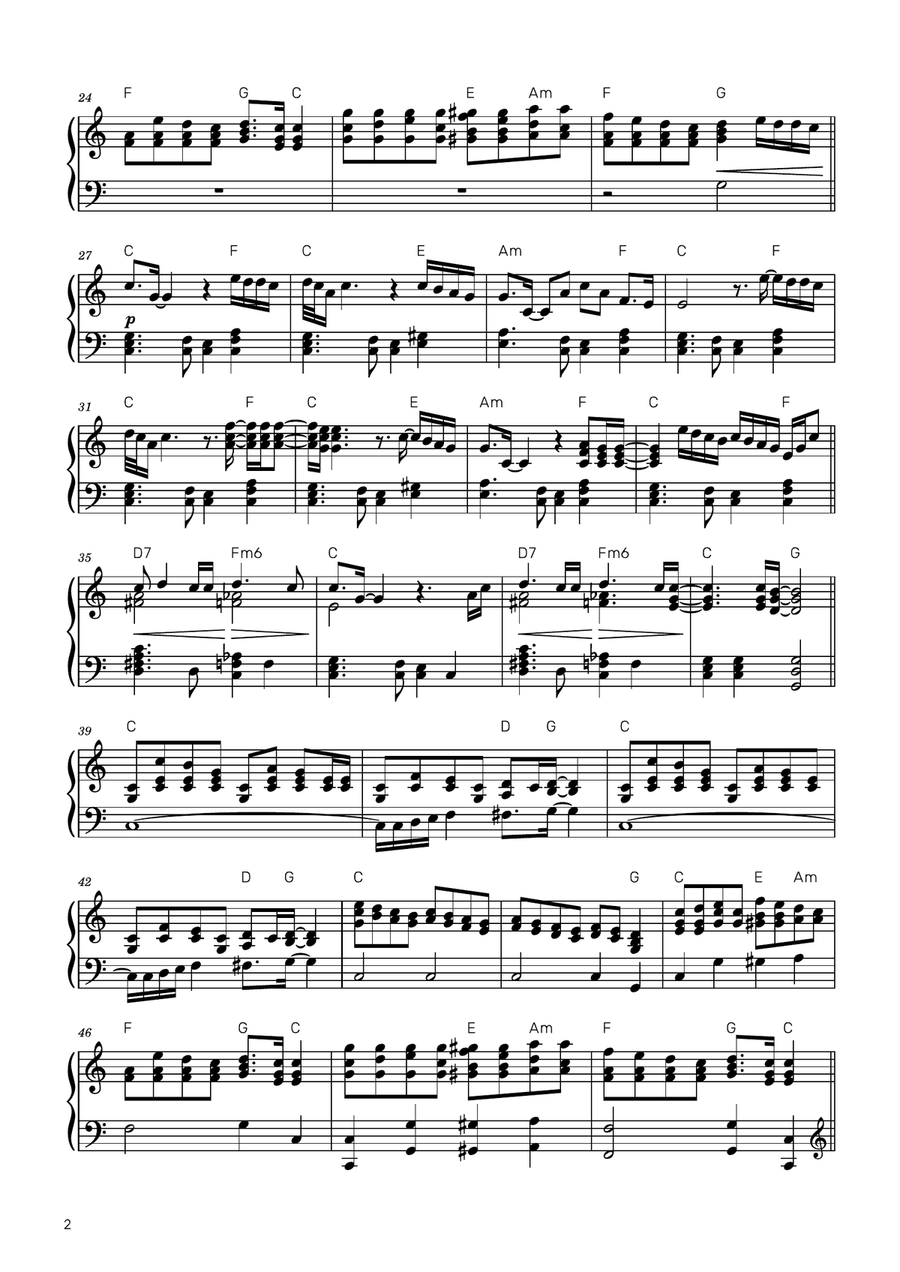 The Lighthouse Keeper Piano Solo scores gallery preview page 2