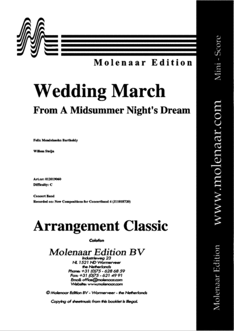 Wedding March Concert Band scores gallery preview page 2