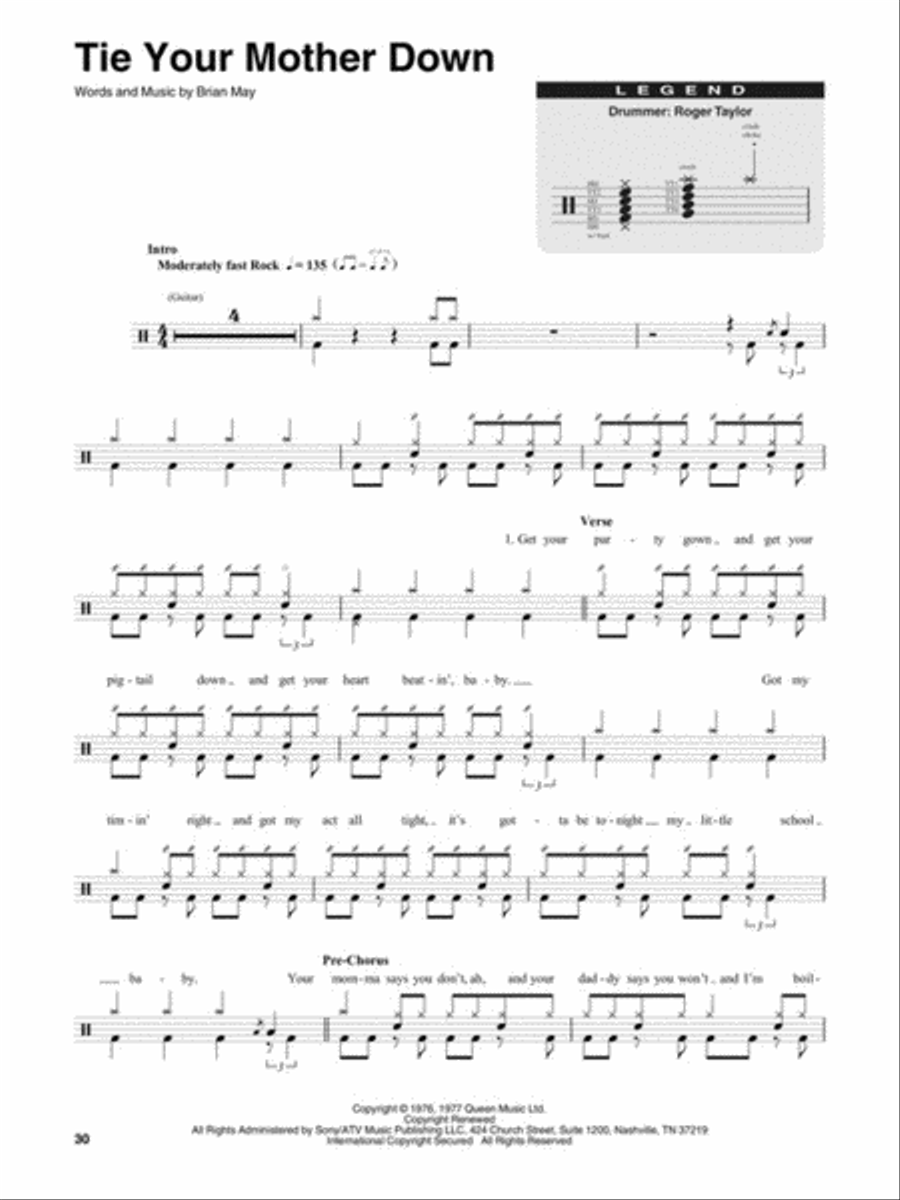 <br>Sheet music extract