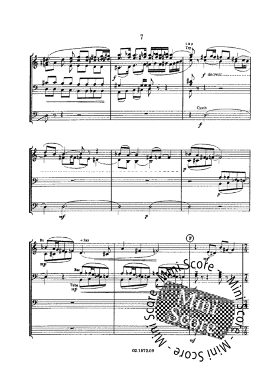 Triptiek voor Fanfare Concert Band scores gallery preview page 10