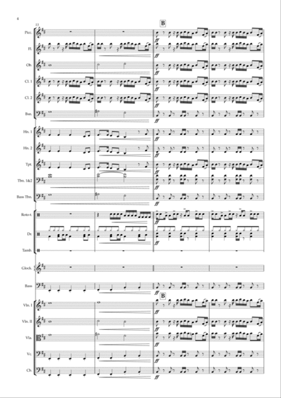 Rasputin Rasputin Full Orchestra scores gallery preview page 4