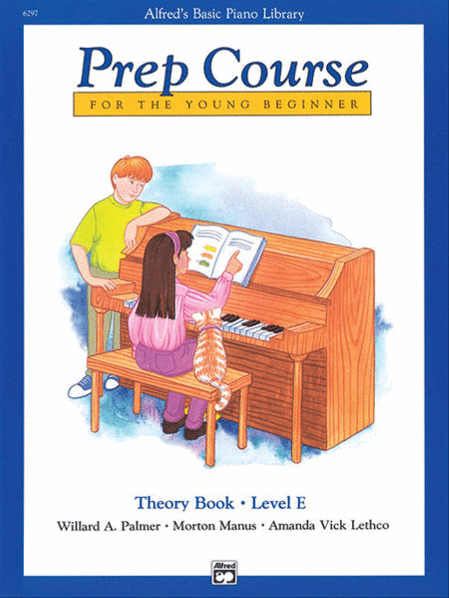 Alfred's Basic Piano Prep Course Theory, Book E Piano Method scores gallery preview page 1