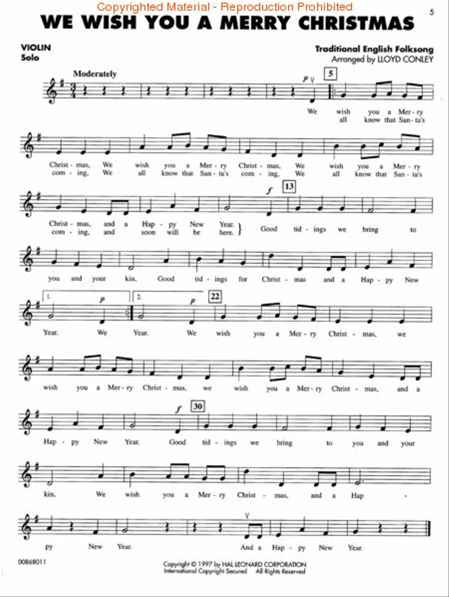 Essential Elements Christmas Favorites for Strings String Orchestra scores gallery preview page 3
