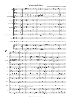 Prelude from Te Deum for School Wind Band