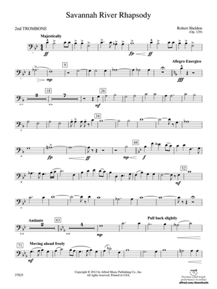Savannah River Rhapsody: 2nd Trombone