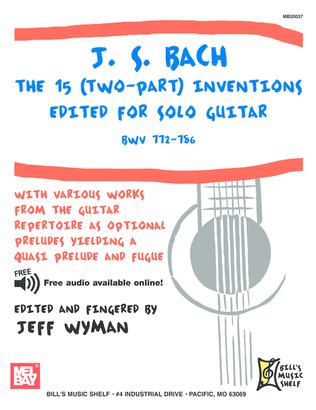 Book cover for J. S. Bach: The 15 (Two-part) Inventions