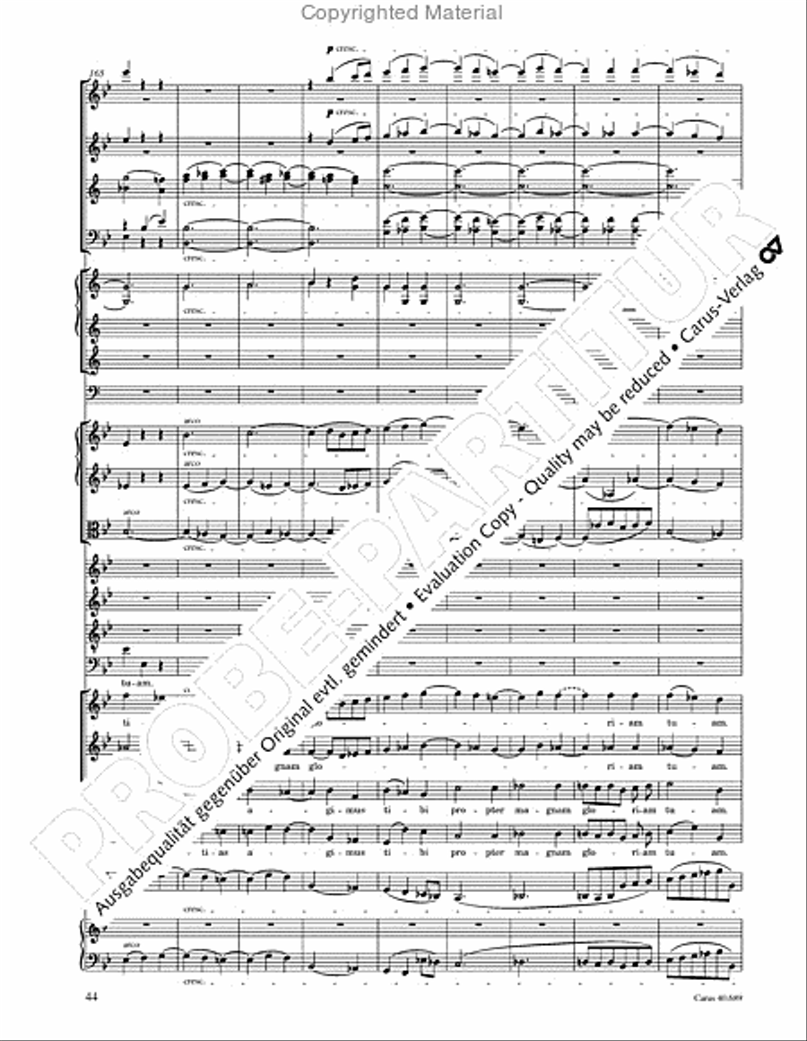 Missa solemnis Missa solemnis 4-Part scores gallery preview page 60