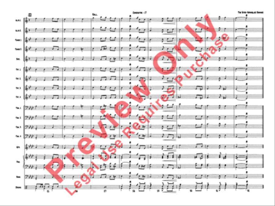 Superset #5: The Patriotic Collection (Medley) Jazz Ensemble scores gallery preview page 18
