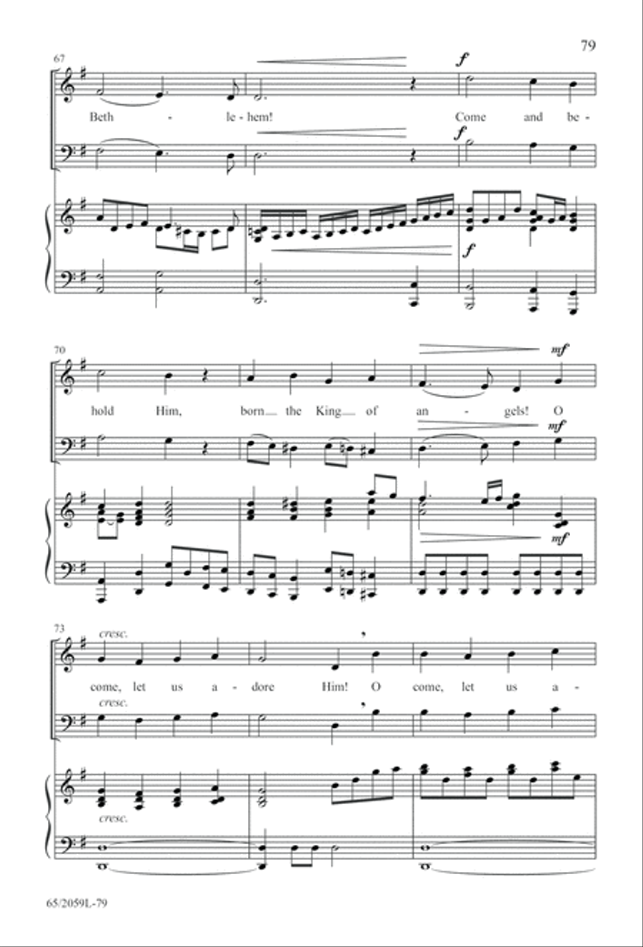 The Christmas Story The Christmas Story 3-Part scores gallery preview page 80