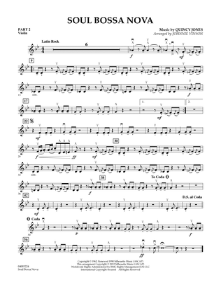Soul Bossa Nova (arr. Johnnie Vinson) - Pt.2 - Violin