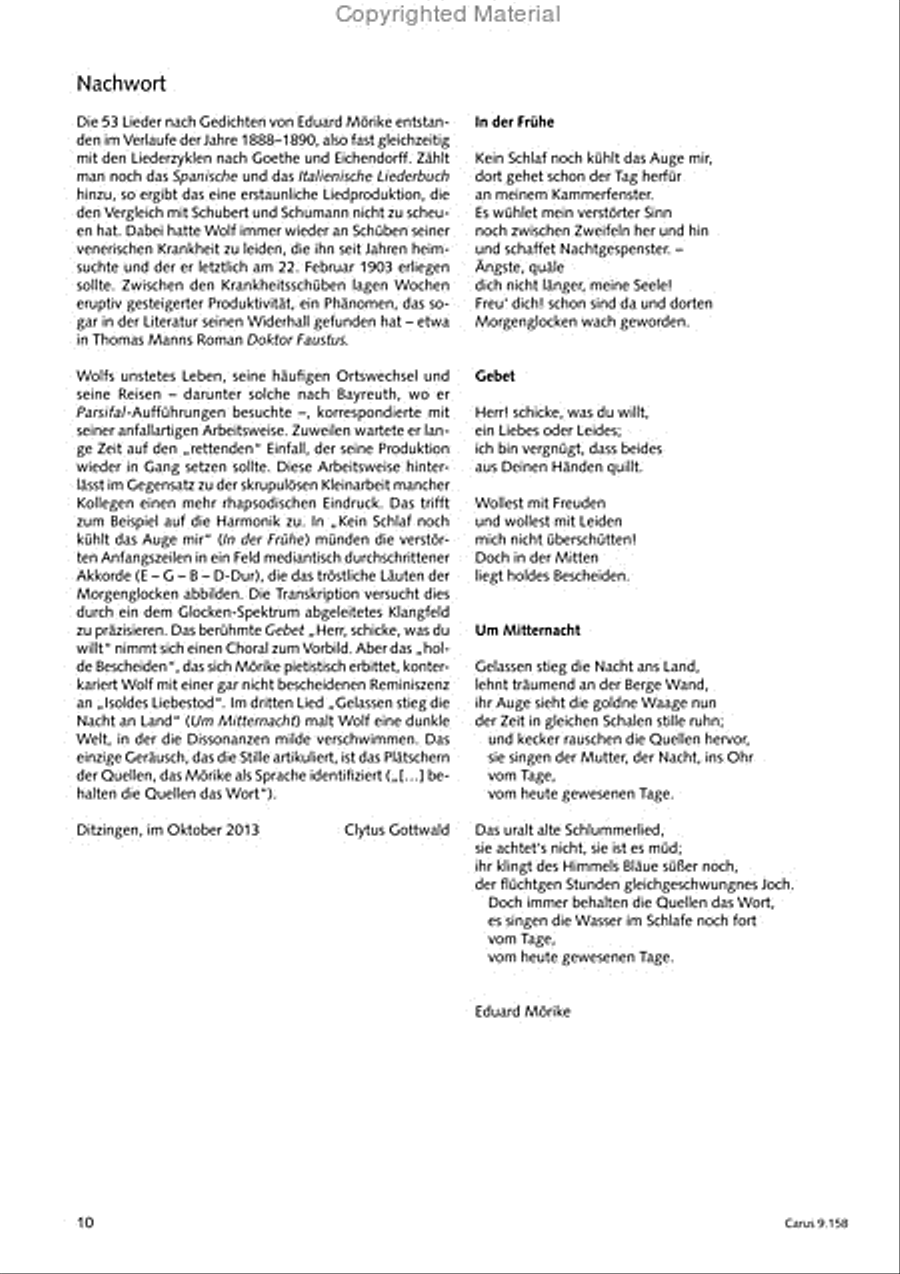 Gottwald/Wolf: Drei Lieder Mixed Choir scores gallery preview page 11