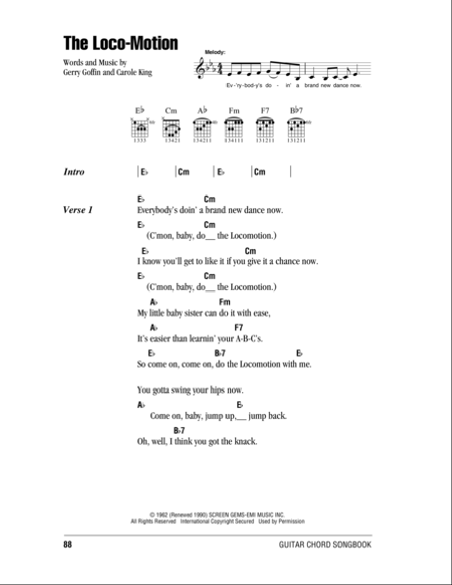 The Loco-Motion Acoustic Guitar scores gallery preview page 1