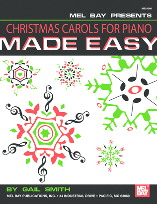 Book cover for Christmas Carols for Piano Made Easy