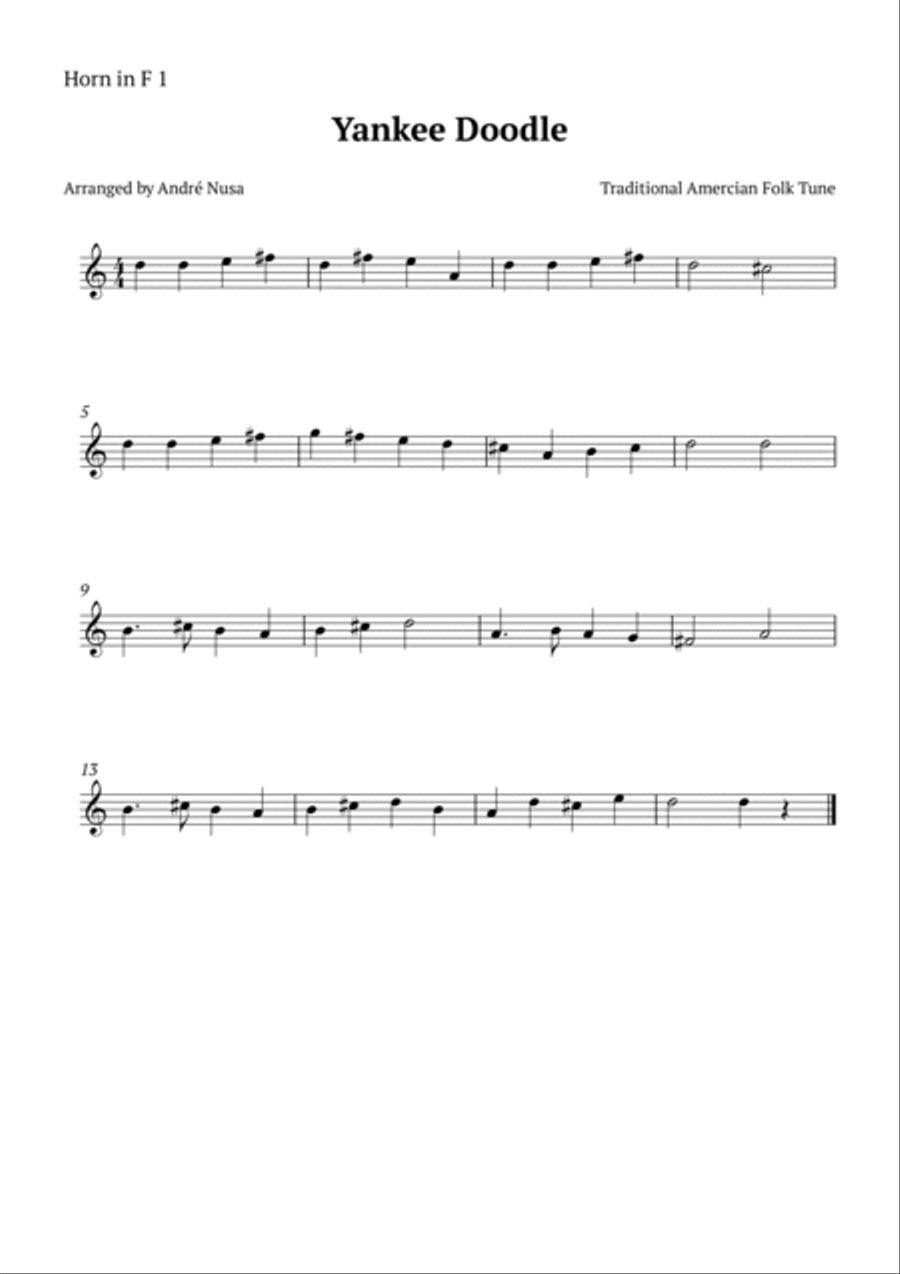 Yankee Doodle Brass Duet scores gallery preview page 2