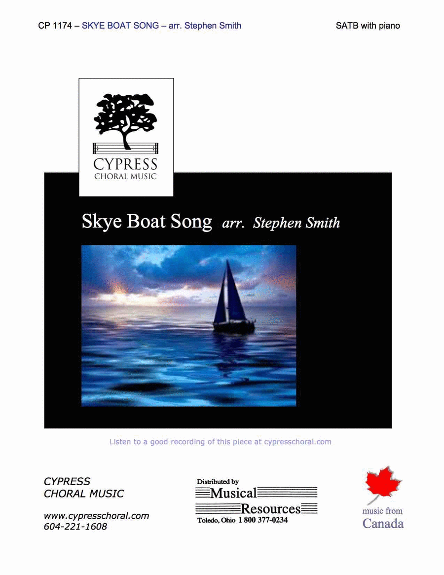 Skye Boat Song (SATB)
