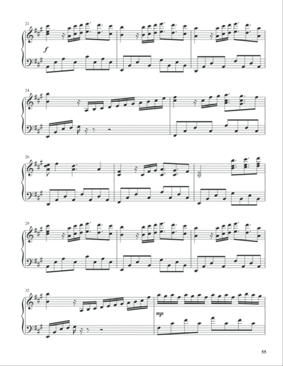 Memories Piano Solo scores gallery preview page 2