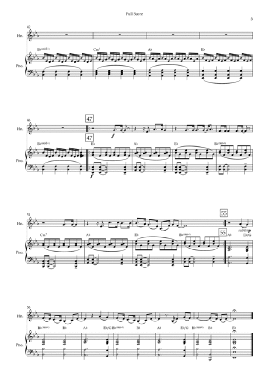 Fix You Horn scores gallery preview page 3