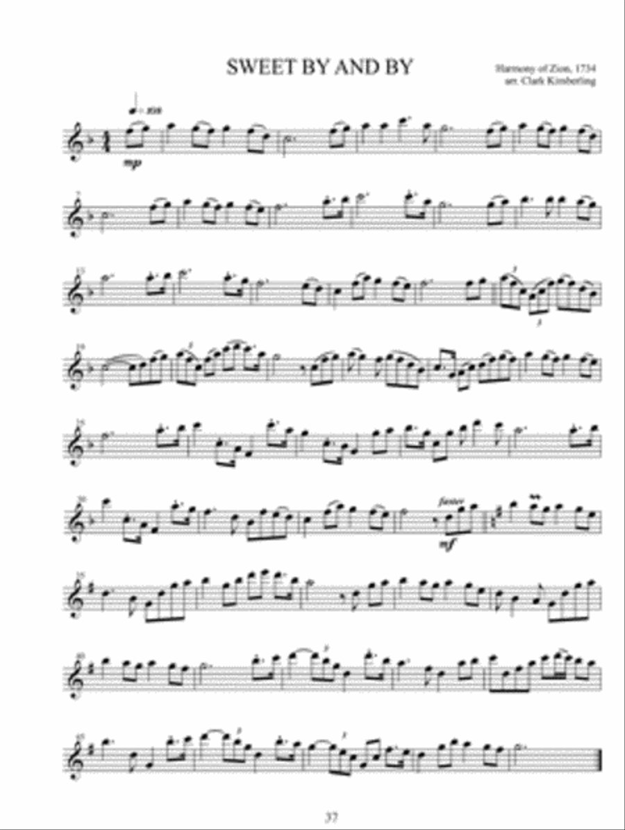 Solos for Flute, Collection 5: American Melodies After 1865 Flute Solo scores gallery preview page 4