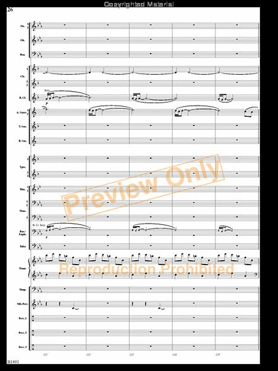 Nevermore Concert Band scores gallery preview page 25