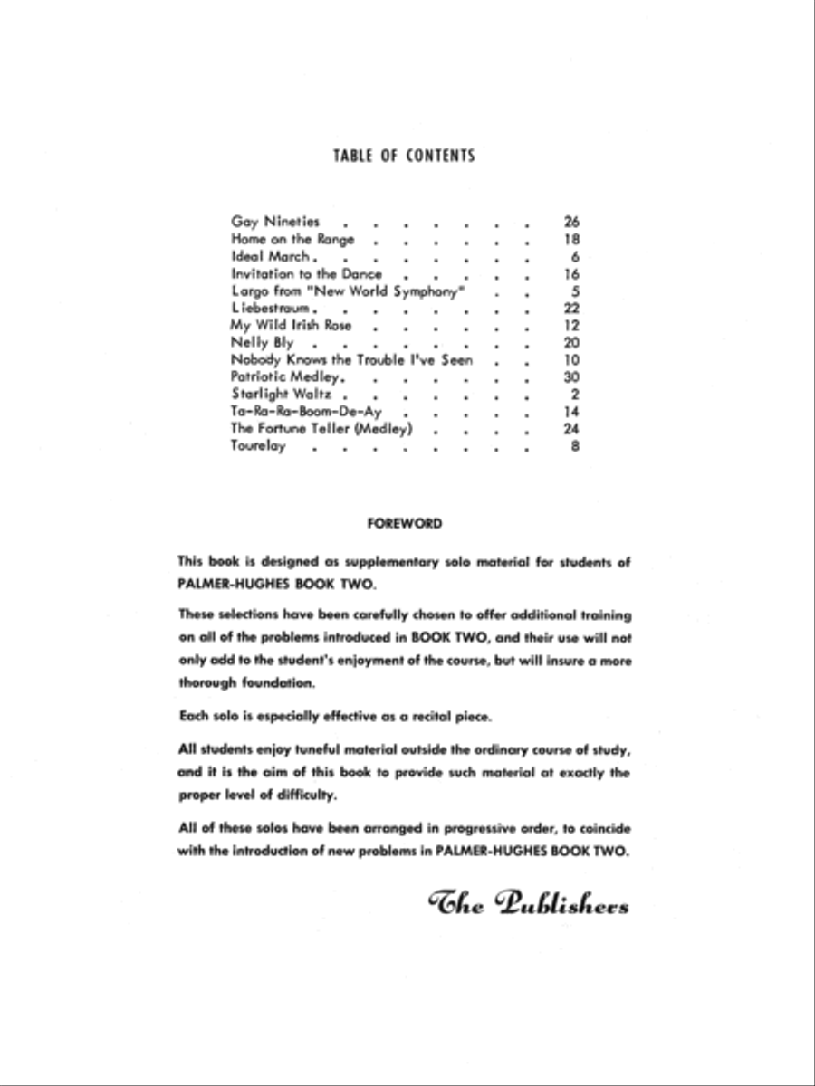 Palmer-Hughes Accordion Course Recital Book, Book 2 Accordion scores gallery preview page 2