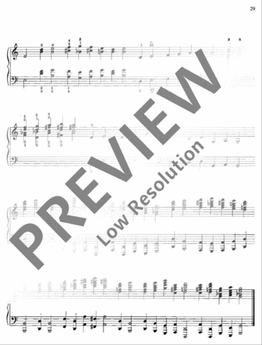 Fête donnée par des Chevaliers Normands en l'Honneur d'une jeune Demoiselle Piano Solo scores gallery preview page 3