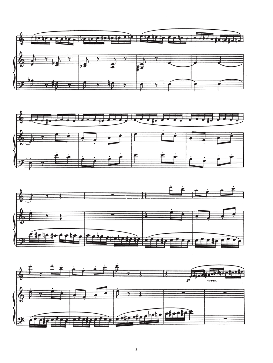 The Flight Of The Bumblebee (from The Tale Of Tsar Saltan) Flute Solo scores gallery preview page 3
