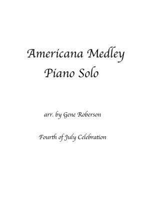 Book cover for American Medley for Piano Solo